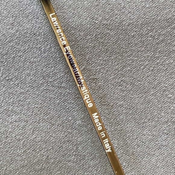 Lawrence Eyewear Italy Overlooking Gold Men’s Eyeglasses 47-20-145 - Picture 6 of 7